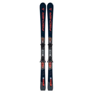 Fischer RC Comp TPR skis, a pair, shown against a white background.