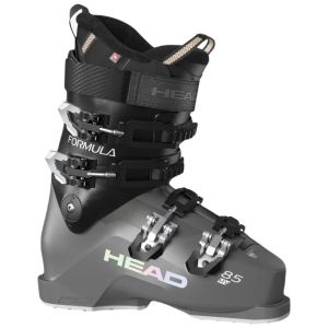 HEAD Formula 85 W MV ski boot in anthracite and black, side view.